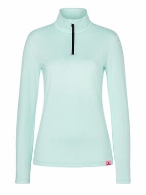 New NWT Bogner FIRE+ICE Margo2 Mint Green Quarter Zip Ski Base Layer Shirt L